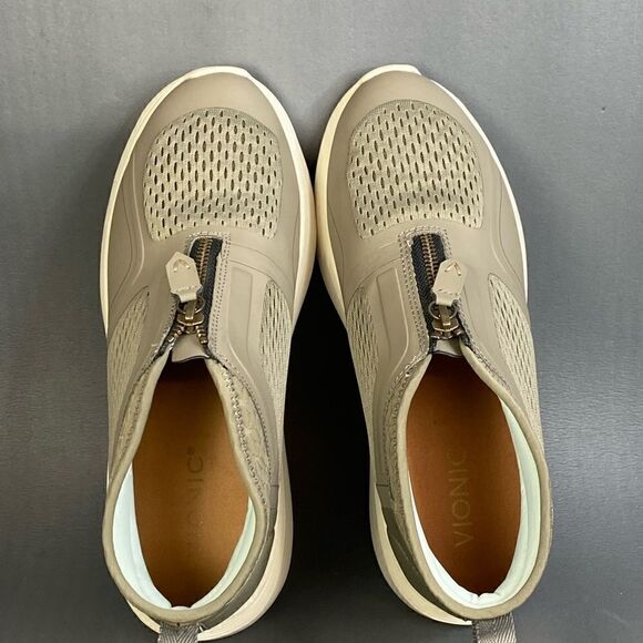 VIONIC DELMAR MIST WOMENS WALKING Sneaker Shoes DARK TAUPE SIZE 7.5 - Picture 8 of 8